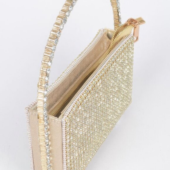 Oversized Rhinestone Shoulder Bag - Picture 2 of 4